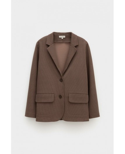 ЕВТ 3333/песочно-коричневый,гусиная лапка жакет