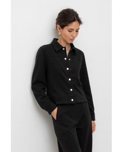 ЕВТ 3298/темный черный жакет