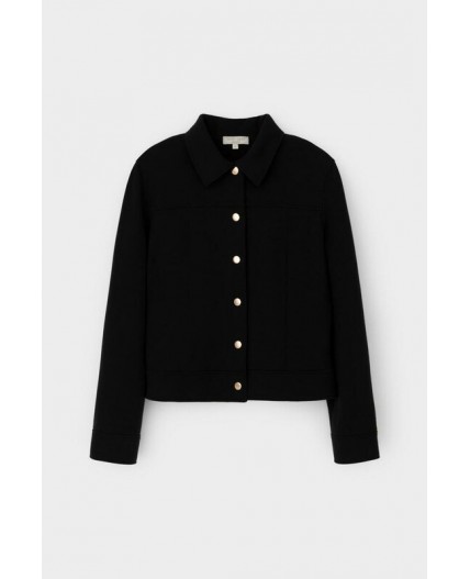 ЕВТ 3298/темный черный жакет