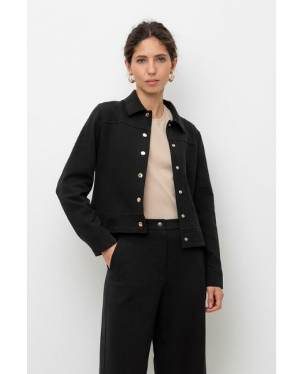 ЕВТ 3298/темный черный жакет