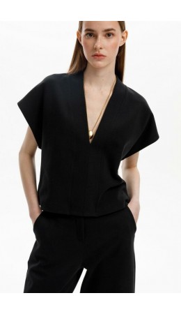 ЕВТ 3295/темный черный жилет