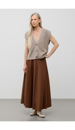 ЕВ 30268/ш/бежевый меланж жилет