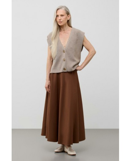 ЕВ 30268/ш/бежевый меланж жилет