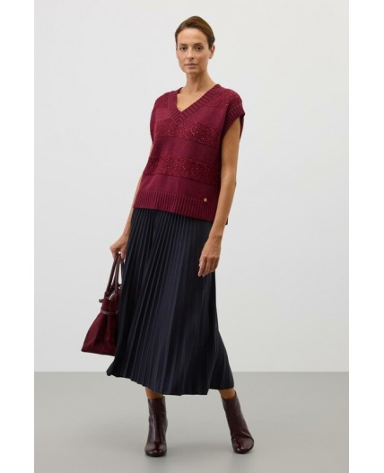 ЕВ 30265/ш/бордо жилет