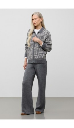 ЕВ 30283/ш/тем.серый меланж кардиган