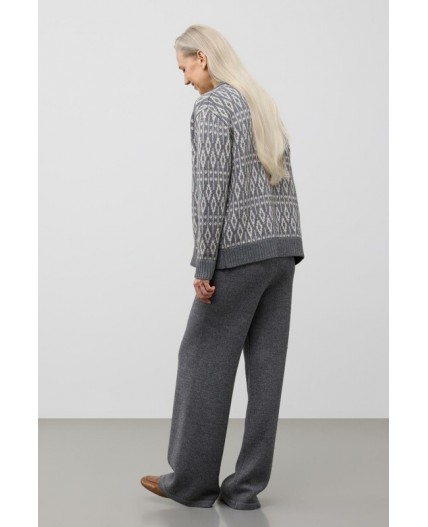 ЕВ 30283/ш/тем.серый меланж кардиган