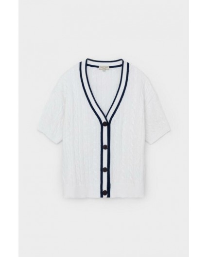 ЕВ 30210/кипенно-белый кардиган