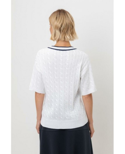 ЕВ 30210/кипенно-белый кардиган