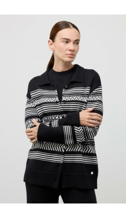 ЕВ 30279/ш/черный кардиган