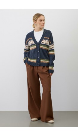 ЕВ 30252/ш/темный джинс кардиган