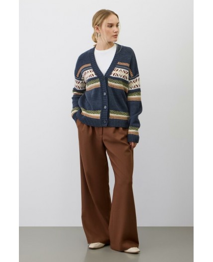 ЕВ 30252/ш/темный джинс кардиган