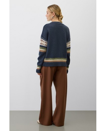 ЕВ 30252/ш/темный джинс кардиган