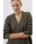ЕВ 30229/ш/темный хаки кардиган