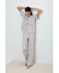 Е 20114/серебристое облако,леопард пижама