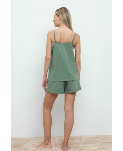 Е 20035/зеленый мох пижама