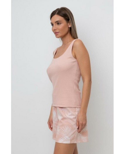 Е 20039/24/дымчатая роза,листья пальмы пижама