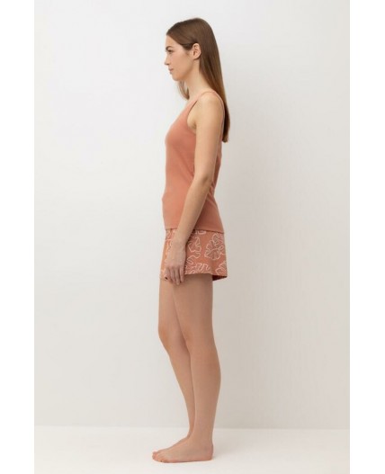 Е 20039/24/пробковое дерево,тропические листья пижама