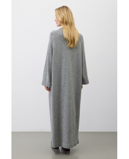 ЕВ 530/ш/серый меланж платье