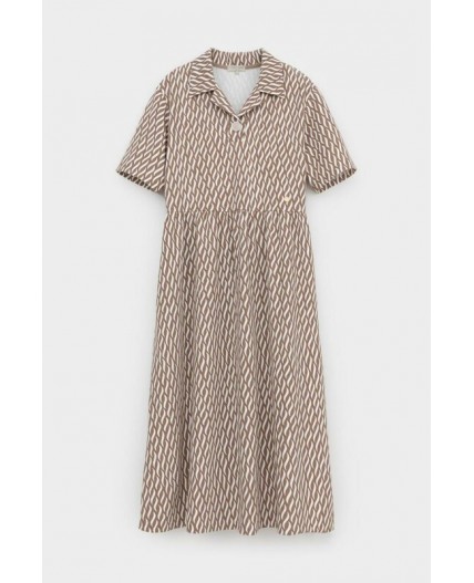 ЕВТ 5071/бежевые мини косы платье