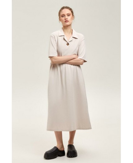 ЕВТ 5065/серо-бежевый платье