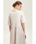 ЕВТ 5065/серо-бежевый платье