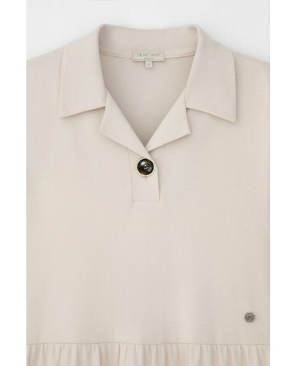 ЕВТ 5065/серо-бежевый платье