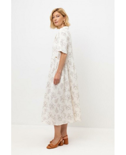 ЕВТ 5071/гардения,нежная магнолия платье