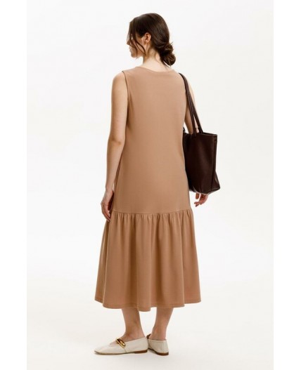 ЕВТ 5080/охра коричневая платье