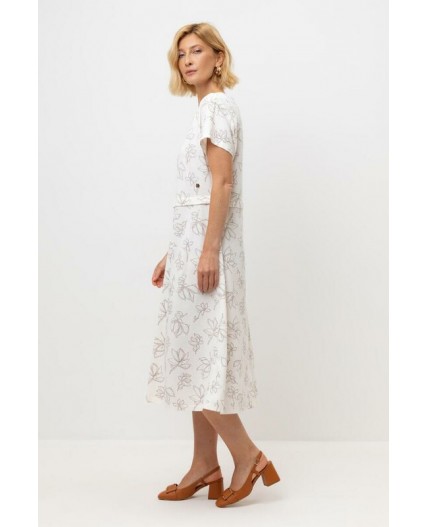 ЕВТ 5079/гардения,нежная магнолия платье