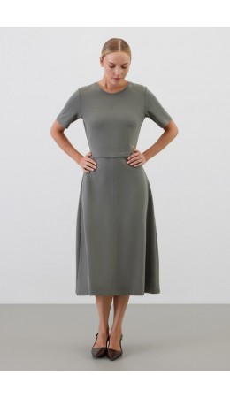 ЕВТ 5095/пряный базилик платье