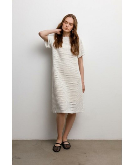 ЕВ 527/молочный платье