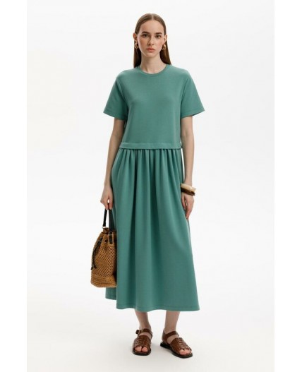 ЕВТ 5086/малахитовый зеленый платье