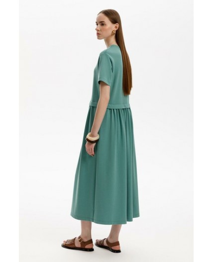 ЕВТ 5086/малахитовый зеленый платье