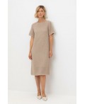 ЕВ 527/бежевый платье