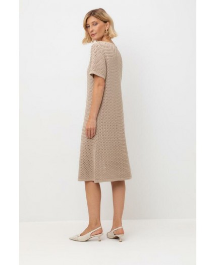 ЕВ 527/бежевый платье