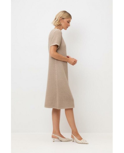 ЕВ 527/бежевый платье