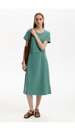 ЕВТ 5084/малахитовый зеленый платье