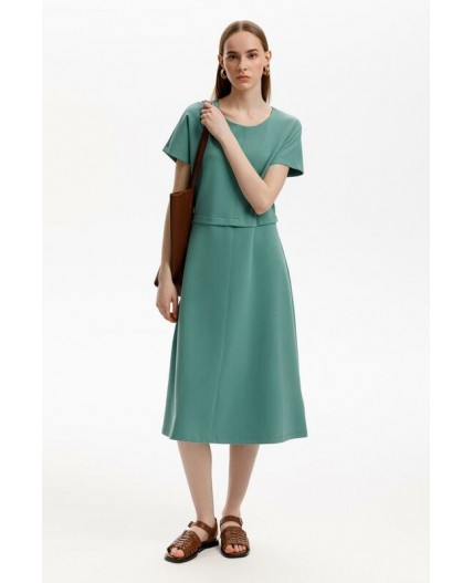 ЕВТ 5084/малахитовый зеленый платье