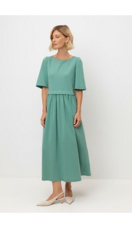 ЕВТ 5083/малахитовый зеленый платье