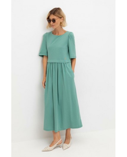 ЕВТ 5083/малахитовый зеленый платье