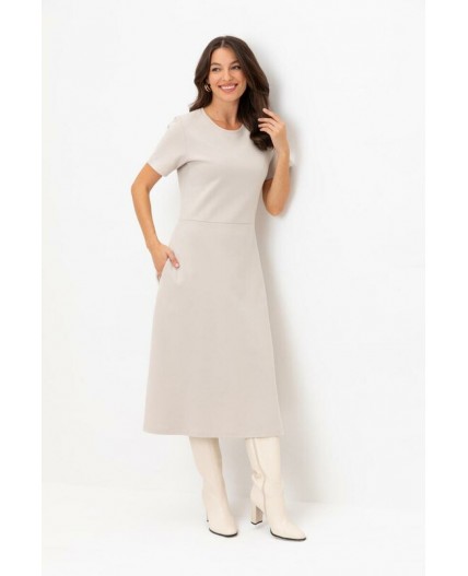 ЕВТ 5064/кремовый платье