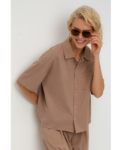 ЕВТ 3280/охра коричневая рубашка