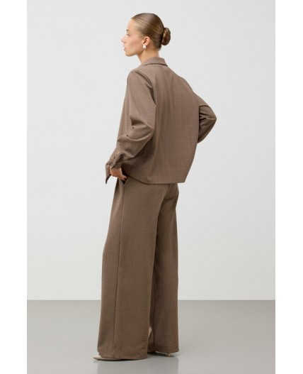 ЕВТ 3245/черный кофе,имитация текстиля рубашка