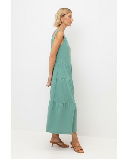 ЕВТ 5033/малахитовый зеленый сарафан