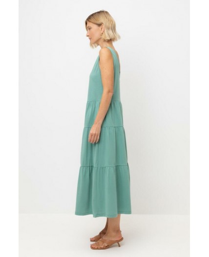 ЕВТ 5033/малахитовый зеленый сарафан