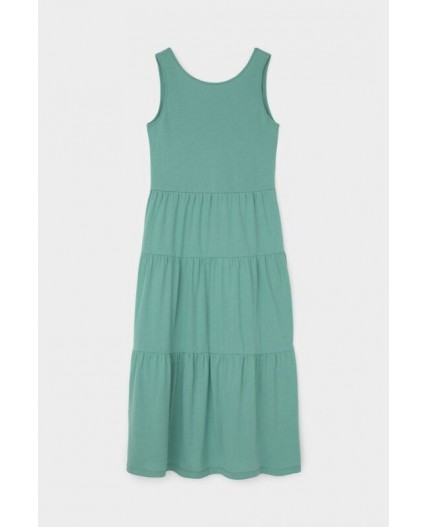 ЕВТ 5033/малахитовый зеленый сарафан