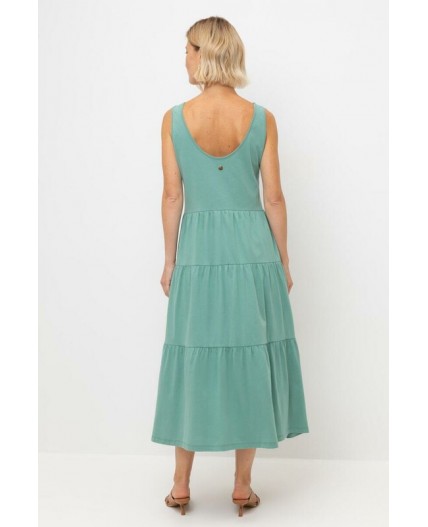 ЕВТ 5033/малахитовый зеленый сарафан