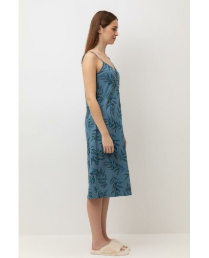 Е 10008/24/голубой мираж,оливковая ветвь сорочка