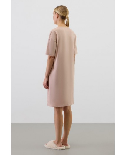 Е 10065/кофейный сорочка ночная