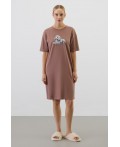 Е 10065/капучино сорочка ночная